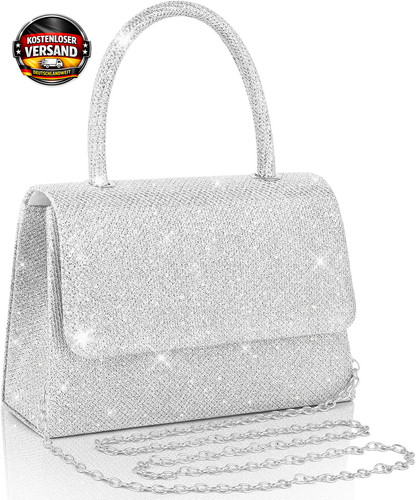 Glitzer abendtasche damen - glitzer,