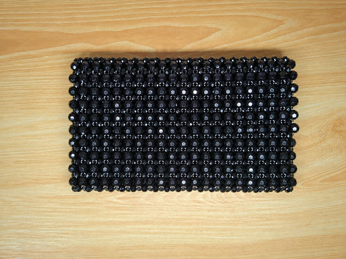 Handgemachte clutch schwarz - clutch,