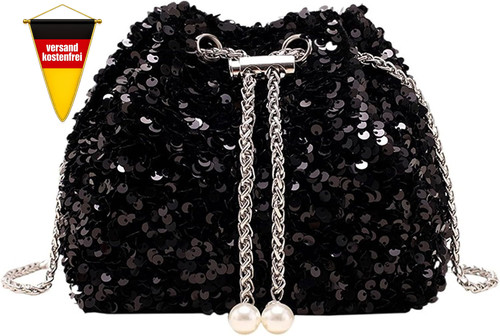 Damentasche clutch glitzer - damentasche,