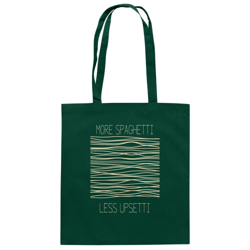 Baumwolltasche more spaghetti - baumwolltasche,