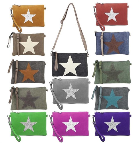 Damen stern tasche clutch - stern,