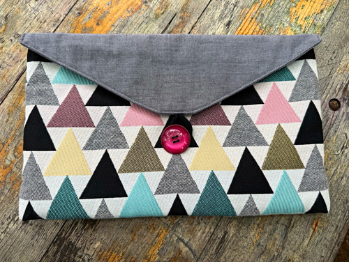 Damen clutch canvas - clutch, stoff