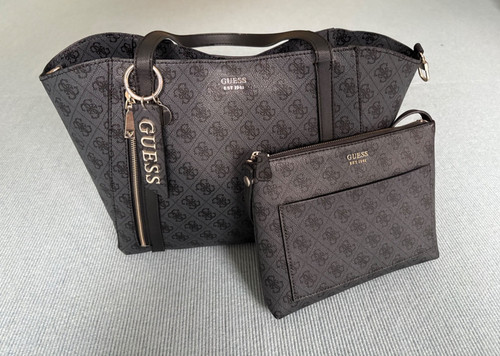 Guess tasche shopper - schwarz, +