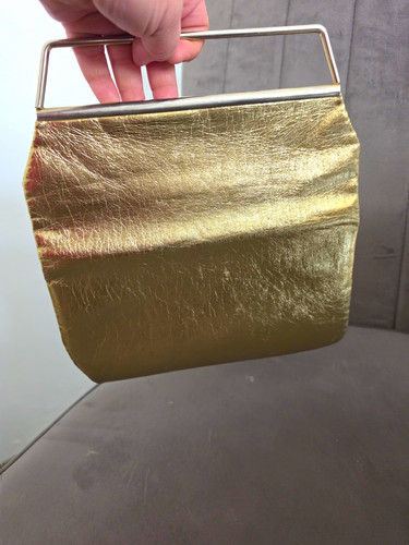 Vintage clutch gold metallisch - vintage,