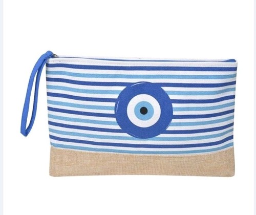 Evil eye jute clutch - eye, jute-clutch/pouch