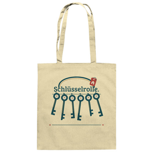 Baumwolltasche schlüsselrolle - baumwolltasche,