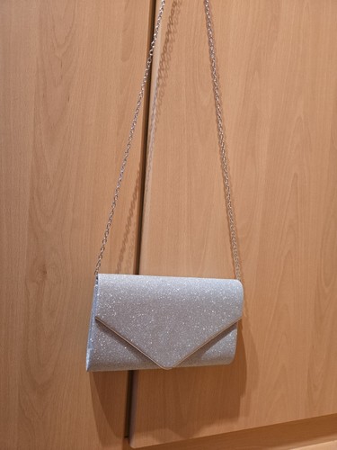 Damentasche clutch silber - clutch,
