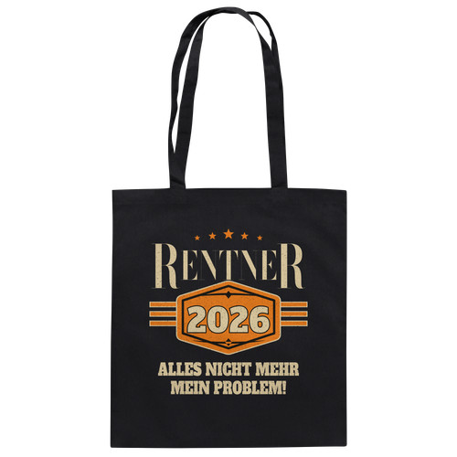 Bio baumwolltasche rentner - bio-baumwolltasche, „rentner