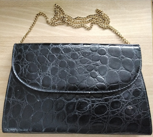 Clutch leder damenhandtasche - leder,