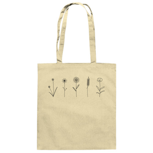 Baumwolltasche mit fünf