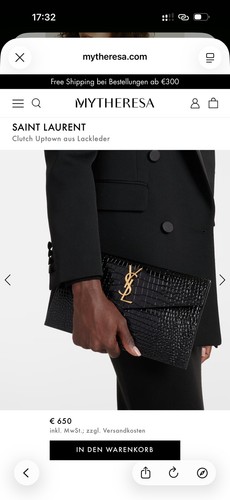 Ysl clutch leder - ysl,