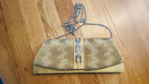 Damentasche clutch gold - damentasche,