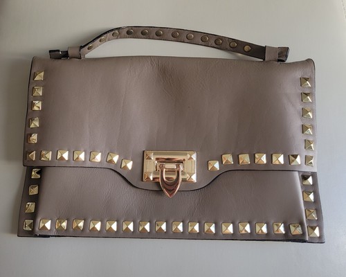 Lederhandtasche beige mit - lederhandtasche,