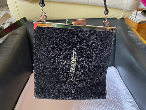 Damen leder abendtasche - damen,