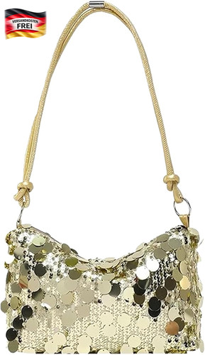 Damen clutch tasche - damen, glitzer